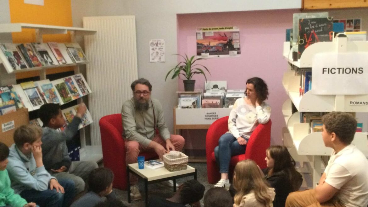 Rencontre avec Tristan Pichard pour les 6e