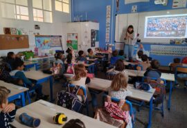 Une étudiante estonienne à l’école