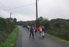 CM2 A : CLASSE DEHORS AU LAC DE GRAND-LIEU